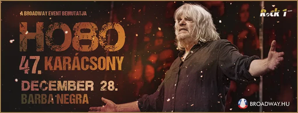 hobo karacsony barba negra budapest 2025 12 28 broadway jegyiroda